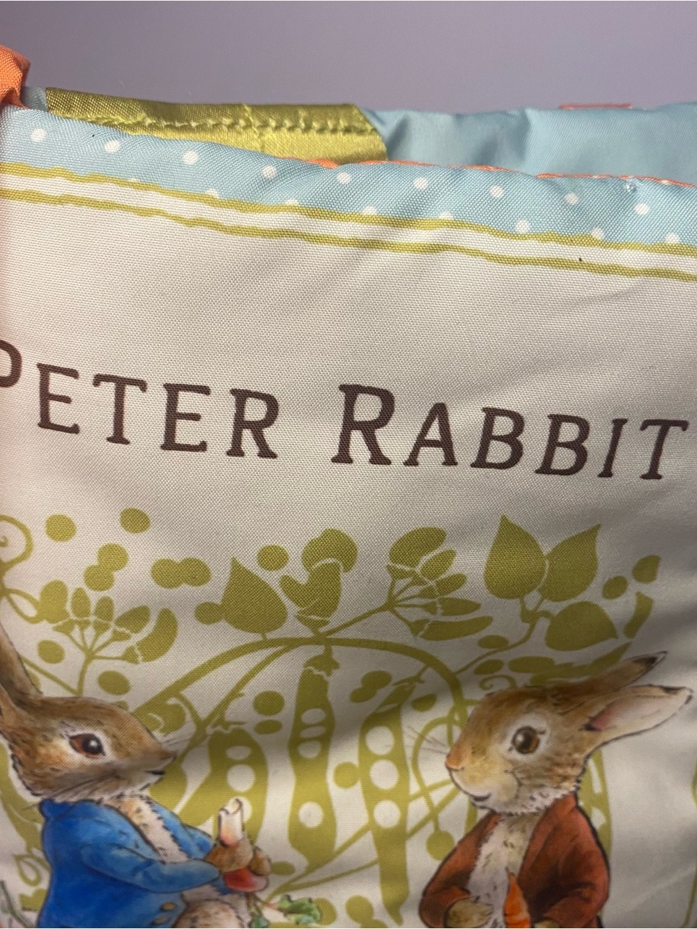 Peter Rabbit Plush Soft Activity Book - Orange Trim - Picture 3 of 15